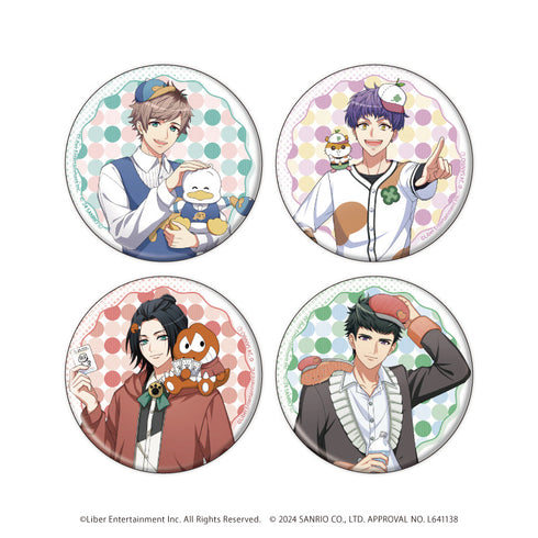 『A3!×Sanrio characters』缶バッジ4個セット02/ドットデザイン(等身イラスト)